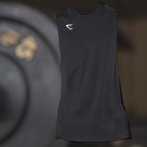 GymShark Men’s React Drop Arm Tank in Black